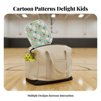 Lightweight Kids Pickleball Paddle Set Cute Designs Cartoon Pickleball Paddle Comfortable Grip for Family, Backyard, School Playground, Park