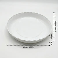 Plant Saucers with Rim, Resin Drip Tray for Garden Pots, Stackable Pot Saucer and Base for Floor Standing Outdoor Containers