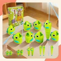 Fishing Game with Rod Plastic Tabletop Fishing Game Screen-Screen-freeLike for Children, Playroom, Classroom