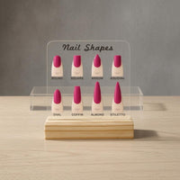 Acrylic Nail Display Board Long-Lasting Beauty Supply Reusable