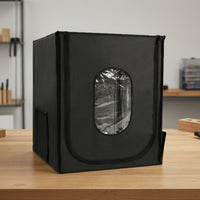 Printer Enclosure Zippered Printer Cover with Window Desktop Textile Housing for Studio