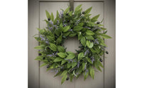 Artificial Olive Wreath Realistic Look Artificial Flower Wreath Easy to Hang Home Decor for Patio