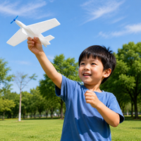 DIY Foam Glider Kit, Chuck Glider Kids Party Bag Fillers, 21cm Toy Airplane Kit for 4-6 Year Olds, Decorate & Fly Craft
