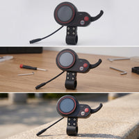 Easy to Install Scooter Display with Thumb Throttle Compatible Electric Scooter Control Display Sturdy Controller Compact for Handlebar Mounting