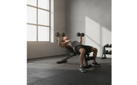 Adjustable Workout Bench Compact Incline Bench Space-Saving for Home Gym, Adults