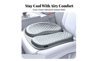 All-Season Use Silic Single Car Seat Mat Anti-Slip Cooling Gel Seat Cushion Easy to Clean for Office Workers Women, Truck, Home