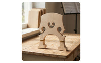 Double Bass Bridge Carved Upright Bass Bridge Instrument Unfinished Arched for Luthiers