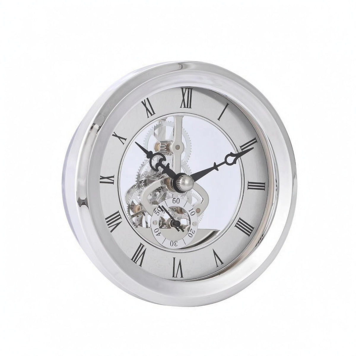 Skeleton Clock Insert Visible Gears Timekeeping Part Ornate Hands Timepiece