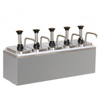 Sauce Pump Press-to-Dispense Stainless Steel Sauce Pump Accurate Dispensing