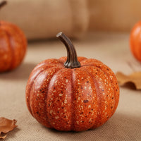 48 Pieces Lifelike Fake Pumpkins with Acorns Speckled Mini Pumpkin Decoration Set Textured Artificial Pumpkins Miniature for Table Centerpiece, Thanksgiving, Diy Crafts