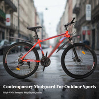 Plastic Mountain Bike Mudguard Sleek Shape Mountain Bike Mudguard Set Mountain Bike Mudguards Aerodynamic Design