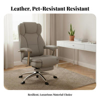 Reclining Function Highspine managerial Chair Padded pad Office Furniture Adjustable Height rotate Seat Ergonomic Design for managerials, Adults, Students, Conference Room, Workstation