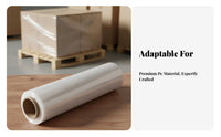 Black Pallet Stretch Wrap High Elasticity Black Stretch Wrap Sturdy Duty Wrapping Film Puncture Resistant Plastic Packing Roll
