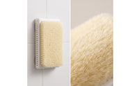 Soft Bristle Shower Back Brush Detachable Bath Back Brush Rectangular Body Exfoliator Exfoliating for Adults, Elderly, Bathroom