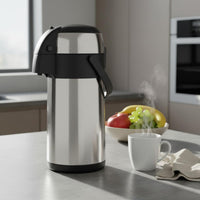 Air Pump Insulated Jug  Large Capacity Hot and Cold Water Pot Double Wall Insulation Household Storage