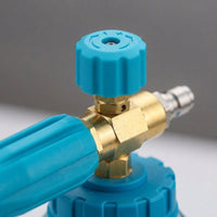 Car Cleaning Foam Sprayer with PE Bottle for Pet and Car Washing, Stainless Steel Foam Lance with Brass Connection, Pressure Car Wash Tool