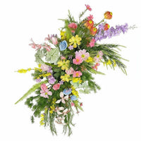 Artificial Floral Arrangement Realistic Look Artificial Flower Arrangement Authentic Petals Fake Flower Bouquet for Brides, Wedding, Party