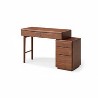 Light Luxury design Vanity with Integrated Chest Multi-Drawer Storage Vanity Desk with Drawers Space-Saving Dressing Table Multifunctional Design for Makeup aficionados, Apartment Dwellers, Teenagers, Home, Walk-in Closet