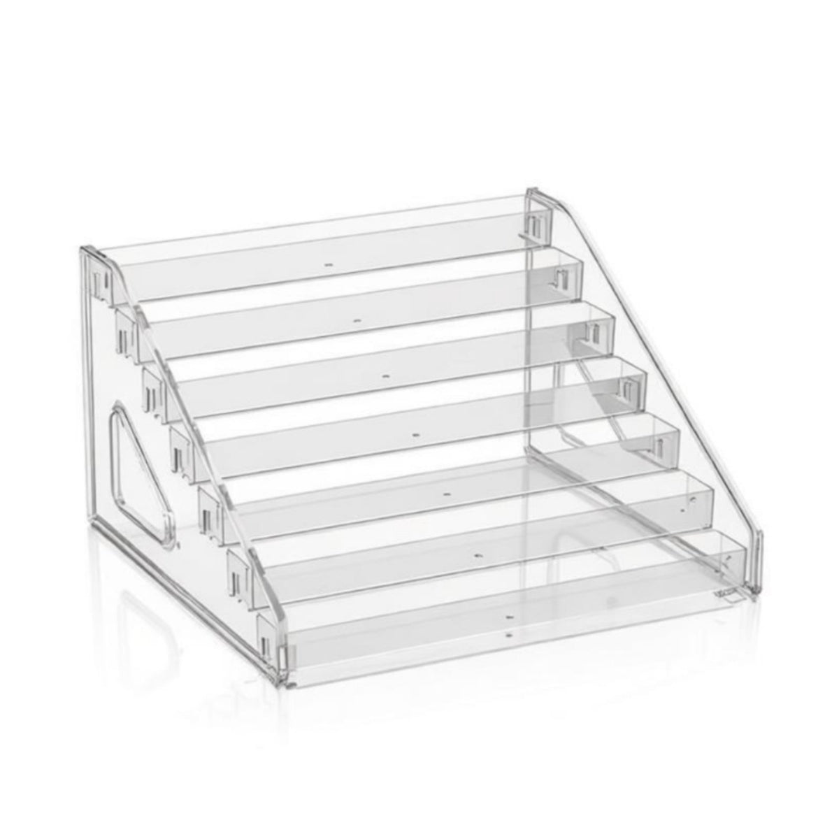 Nail Polish Rack Space Saving Lipstick Holder Easy to Clean Cosmetic Display Stand for Vanity