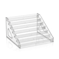 Nail Polish Rack Space Saving Lipstick Holder Easy to Clean Cosmetic Display Stand for Vanity
