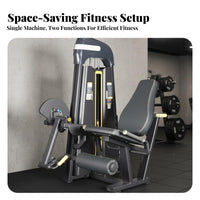 Inner Outer Thigh Machine 2-in-1 Design Inner Outer Thigh Adjustable Resistance Adductor Abductor Machine for Athletes, Fitness Center, Gym