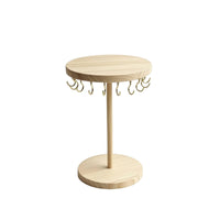 Necklace Stand with Hooks Space-Saving Necklace Holder with Hooks Stylish Jewelry Display Stand for Craft Fairs
