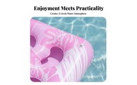 Aubergine Water Lounger Thickened Material Giant Inflatable Aubergine Fun Design Aubergine Water Lounger for Adults, Kids, Beach, Lake
