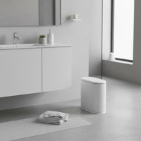 Narrow Space Garbage Bin Space Saving Press Lid Trash Can Odor Sealing