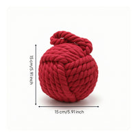 Rustic Rope Doorstop with Handle Cute Braided Rope Door Stopper Heavy Duty Decorative Door Stopper Long-Lasting for Entryway, Home