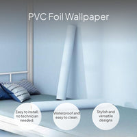 Pressure-Sensitive Waterproof PVC Wallpaper Matte Finish