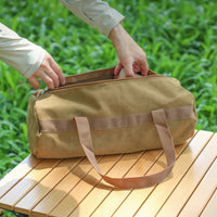 Tent Stakes Storage Bag Canvas Tent Stakes Bag Easy to Carry Portable for Campers, Travel