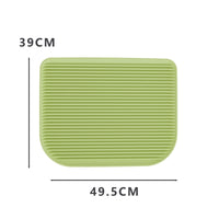 Double Layer Cat Litter Mat Washable Cat Litter Box Mat Slip-Resistant Rectangular for Pet Owners