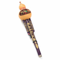 Hulusi Bamboo Gourd Flute Traditional for Home Practice, Music Class, Beginners