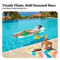 Shaped Water Lounger Anti-Leak Food Themed Pool Lounger Thickened Material Novelty Lounge Float for Adults, Beach, Lake, Summer Vacation