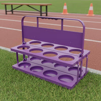 8 Cup Drink Carrier with Handle Foldable Grape Beverage Rack Reusable Drink Storage for Picnic, Party, Travel
