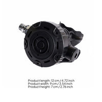 Second Stage Regulator Large Purge Button Dive Breathing Regulator Under-Chin Exhaust System Dive Second Stage for Divers, Underwater