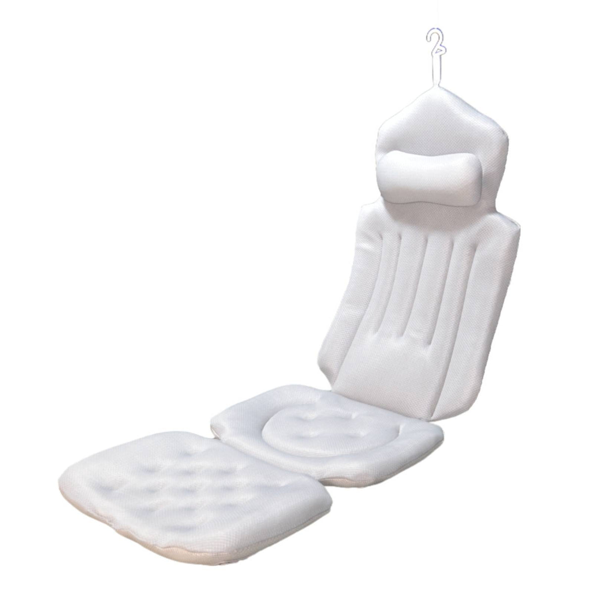 Bath Tub Cushion with Suction Cups Padded for Home Spa, Elderly