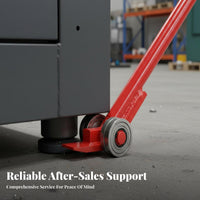 Heavy Duty Roller Top-Grade Bearing Machinery Moving Lever Labor-Saving Flat for Movers, Professionals, Lifting, Work Site S, Workshop