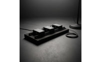 Molded Guitar Pedalboard Lightweight Foam Pedalboard Textured Finish Portable Guitar Pedal Board Recessed Channels