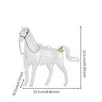 Sculptural Distilled Beverage Decanter Transparent Animal Shaped Glass Bottle Collectible Glass Decanter with Stopper for Collectors