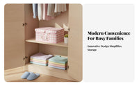 twoLid Underwear Container Foldable Storage container cleanable for Students, Parents