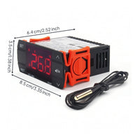 Digital Temperature Controller Easy to Use Temperature Controller with Thermocouple Bright Thermostat with Thermocouple for Freezers