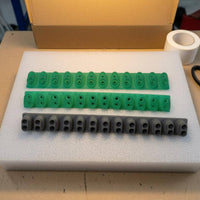 5 Pieces Replacement Keyboard Conductive Rubber Strip Flexible Keyboard Silicone Strip Flat Backing Electronic Instrument Part Compatible