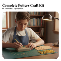 No-Bake Modeling Clay Kit DIY Pottery Tool Set Crack Resistant
