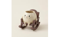 Cat Figure Planter Simple Feline Face Desktop Ornament Tiny Limbs Home Decor