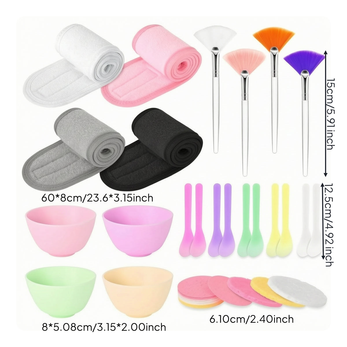 Washable Facial Fan Brush