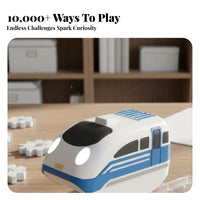 DIY Assembly Anti-Defying Science Gear Track STEM Learning Vertical Climbing Car Track Modular Design for Children, Boys, Wall Play