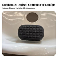 Soft and Comfortable Shampoo Bowl Headrest Waterproof Shampoo Bowl Neck Rest Easy to Clean for Barbers, Home Users, Barbershop, Spa, Bathtub