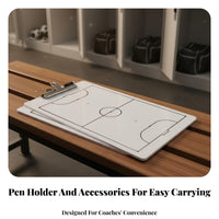 Portable Attractive Sports Board Sturdy Coaches Game Plan Board Reusable for Training Sessions