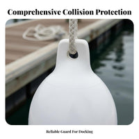 Inflatable Boat Bumper PVC Yacht Bumper Sturdy Duty Dock Bumper Reinforced Opening Lets Paired Opening Docking Buoy for Docks